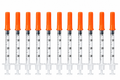 10 packs of 10 needles 0.3x8mm 30g needles
