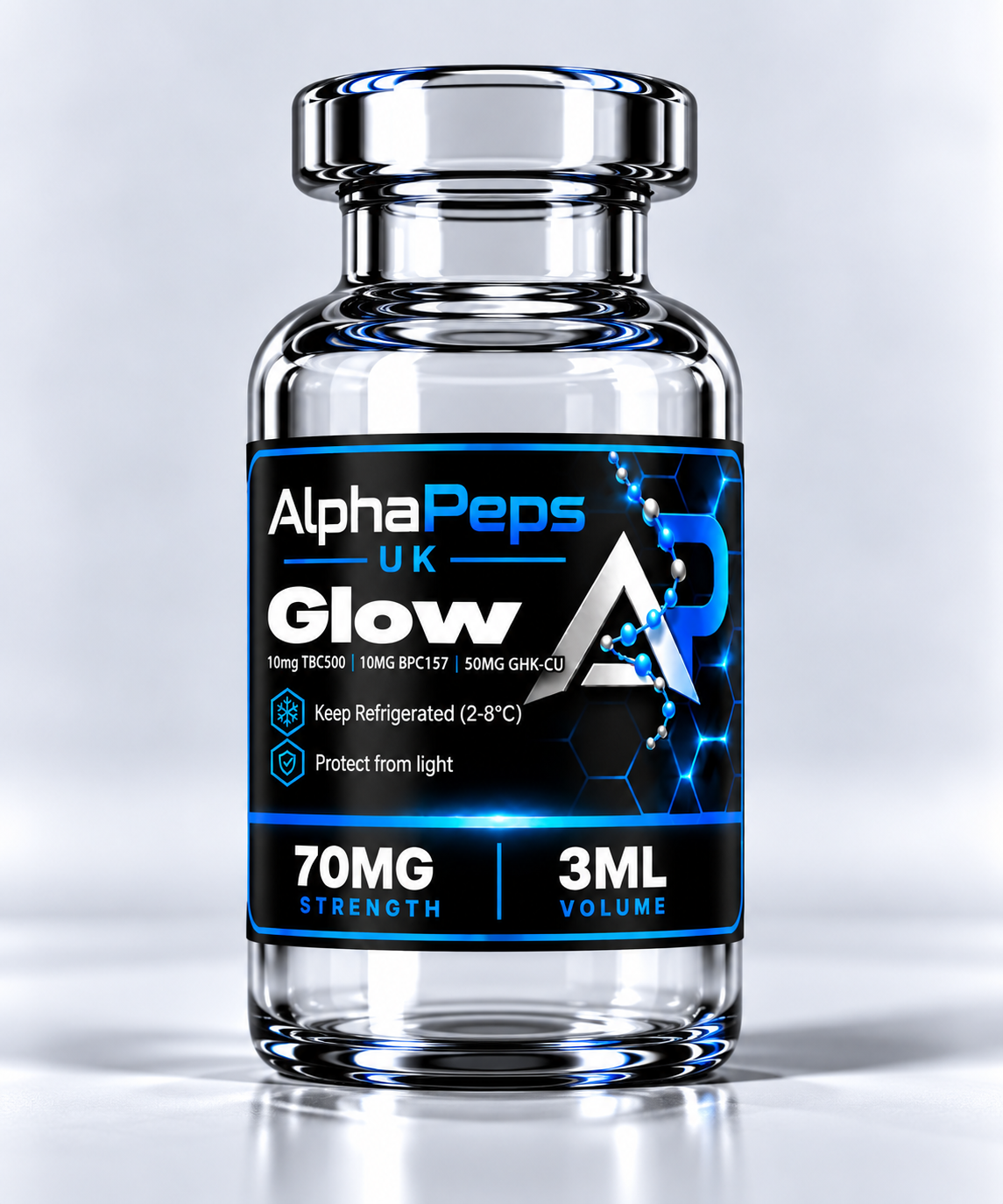 Glow 70MG vial